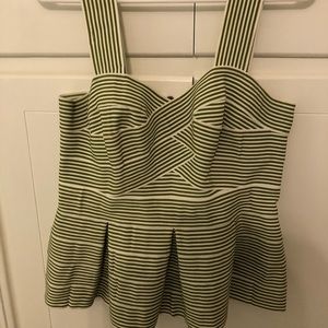 Anthropologie peplum top